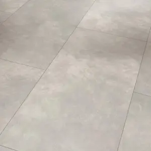 Modular One - 1743540 Beton Hellgrau Steinstruktur Designboden zum Klicken