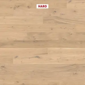 Serie 2500 Landhausdiele - 537548 Eiche puroweiß Universal str. nL+ Fertig-Parkett