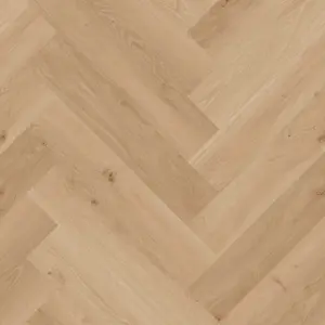 Design 555 Wooden Styles Herringbone - 704H Oak blond Klick-Vinyl