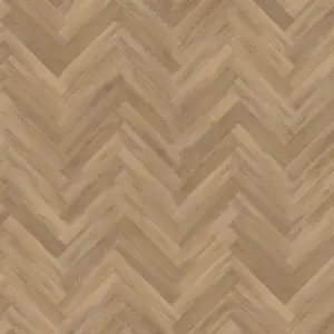 Vinyl-Design - DB400283H Eiche lebhaft braun Fischgrät Vinylboden zum Kleben