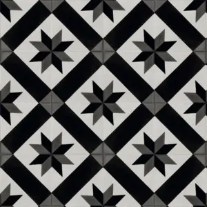 Primetex - 16482226 CORDOBA BLACK & WHITE 3-Meter Breit PVC-Boden
