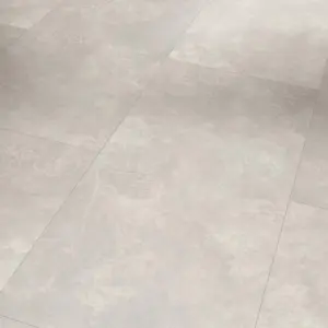 Modular One - 1743542 Beton Ornament Weiß Steinstruktur Designboden zum Klicken