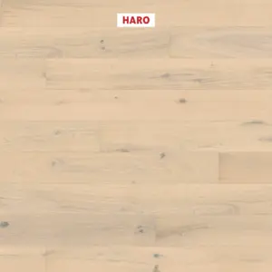 Serie 4000 Landhausdiele Maxim - 541001 Eiche lichtweiß Sauvage strukturiert 4V nD 2-Schicht Parkett