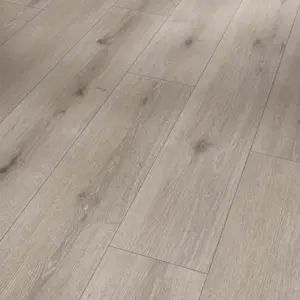 Modular One - 1730771 Eiche Urban grau gekälkt Holzstruktur Designboden zum Klicken