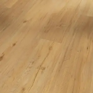 Basic 2.0 - 1730779 Eiche natur Gebürstete Struktur Vinylboden zum Kleben