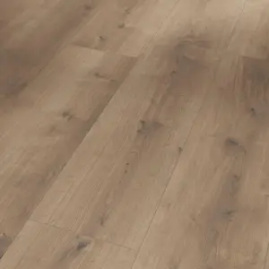 Modular One - 1730804 Eiche Pure perlgrau Schlossdiele Holzstruktur Designboden zum Klicken