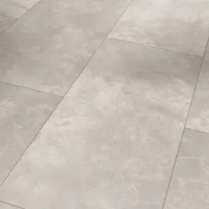 Modular One - 1743543 Beton Ornament Hellgrau Steinstruktur Designboden zum Klicken