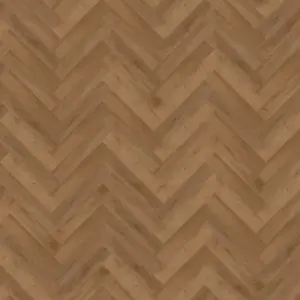 Vinyl-Design - DB400285H Eiche natürlich braun Fischgrät Vinylboden zum Kleben